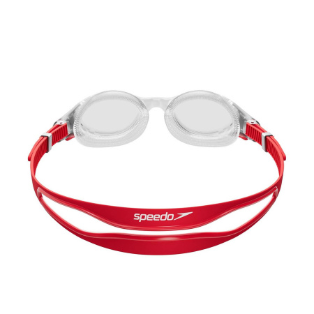Очки для плавания Speedo Biofuse 2.0 (прозрачные; прозрачный/красный)